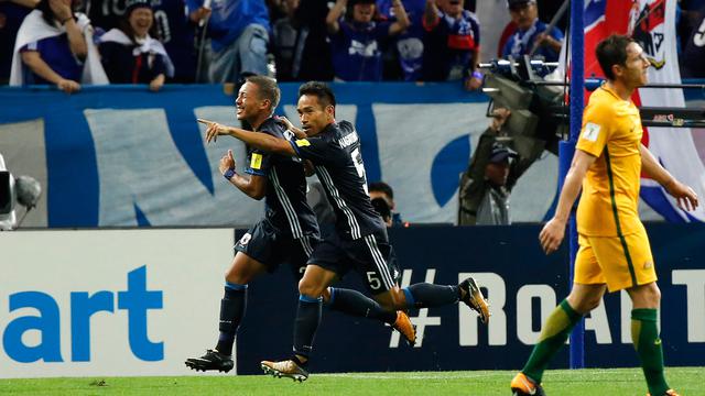 Tundukan Australia 2-0, Jepang Lolos ke Piala Dunia 2018
