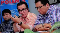 Tim Kampanye Nasional Prabowo Subianto-Hatta Rajasa, Tantowi Yahya  mendukung apabila dilakukan proses audit kepada lembaga survei. (Liputan6.com/Faizal Fanani)