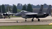Jet tempur F-15 buatan Amerika Serikat (AP)