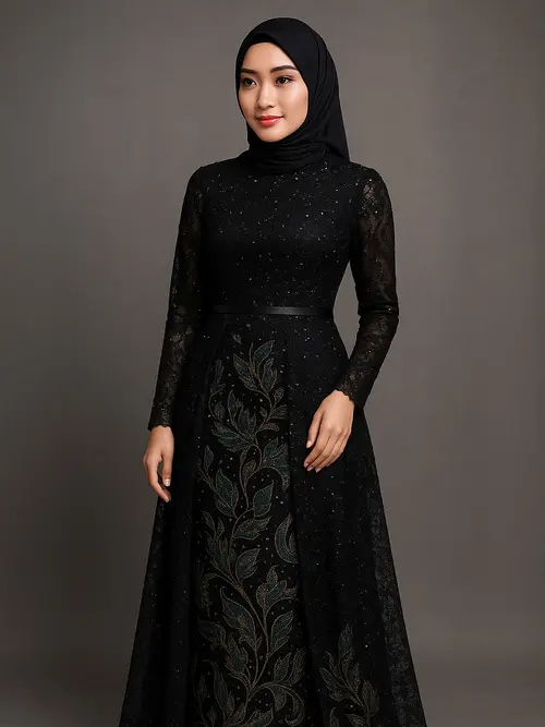 long dress hitam lengan panjang Jual Long Sleeve Turtleneck Abaya Inner Dress / Inner Dress / Inner Dress  Lengan Panjang Di Seller Zeta Scarves Lifestyle - Zeta Prive - Kota Jakarta  Selatan