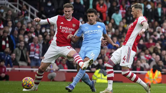 Foto: Rodri Bawa Manchetser City Comeback di kandang Arsenal dan Nyaman di Puncak Klasemen Liga Inggris