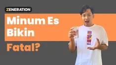 Beredar di media sosial postingan video yang mengklaim ada penyakit fatal yang mengintai jika minum air es setiap hari. Apakah benar?