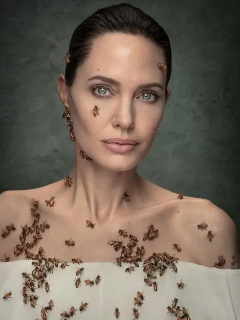 Angeline Jolie Bicara Tentang Pentingnya Melindungi Habitat Asli Lebah Lewat Penampilan Yang Mengejutkan Lifestyle Fimela Com