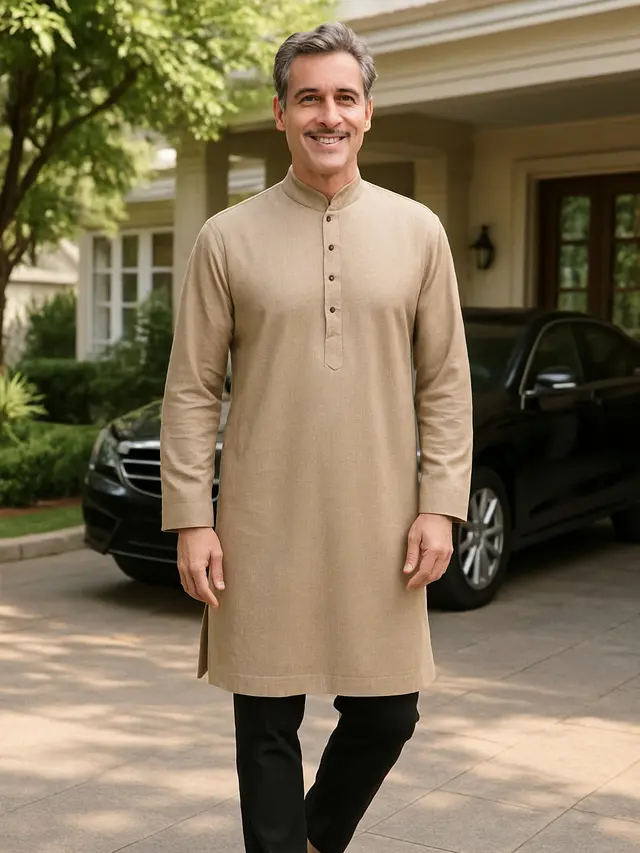 Model Baju Kurta Pria Usia 50 Tahunan