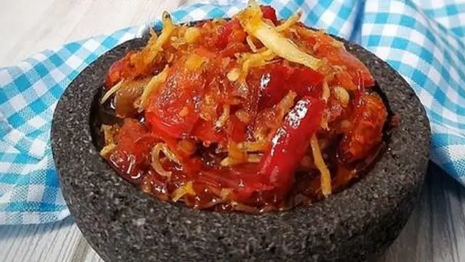 Sambal bawang teri./Copyright cookpad.com/Endah Budhi Rahayu