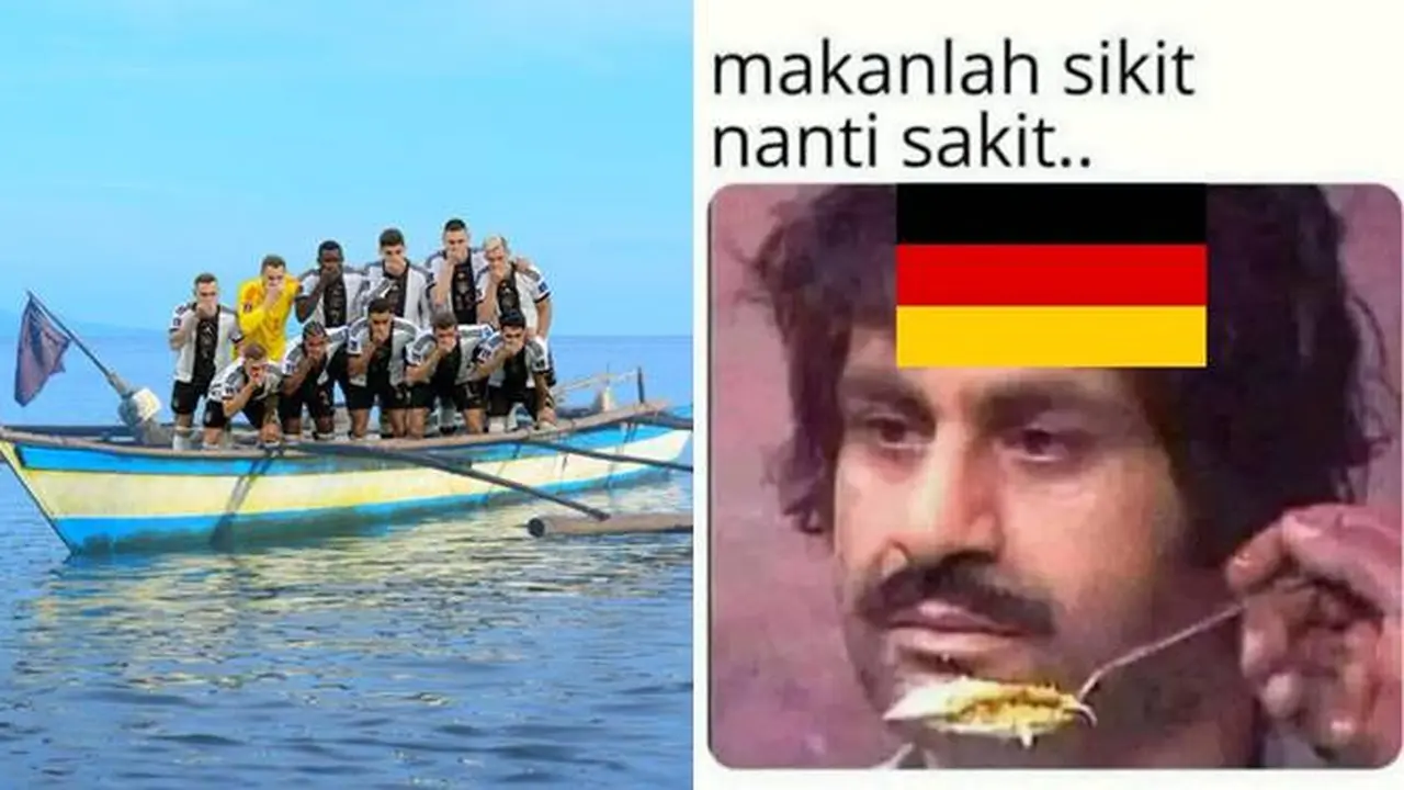 7 Meme Kocak Jerman Pamit dari Piala Dunia 2022, Ini Bikin Tepuk Jidat