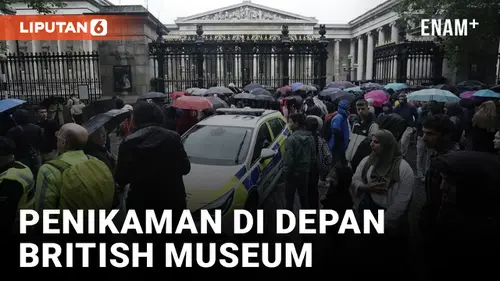 VIDEO: Terjadi Penikaman di Depan Pintu British Museum