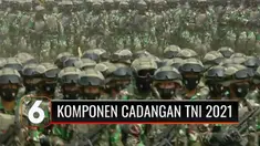 Presiden Joko Widodo telah tetapkan 3.103 orang sebagai Komponen Cadangan TNI tahun anggaran 2021 di Pusdiklatpassus Batujajar, Bandung Barat. Presiden sangat berterimakasih kepada masyarakat yang telah mengikuti program bela negara.