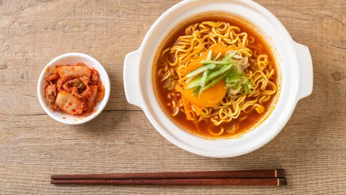 Resep ramen korea sederhana