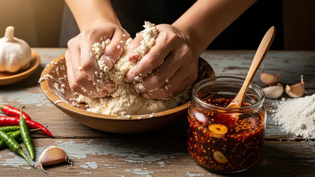 Membuat Cimol dan Chili Oil