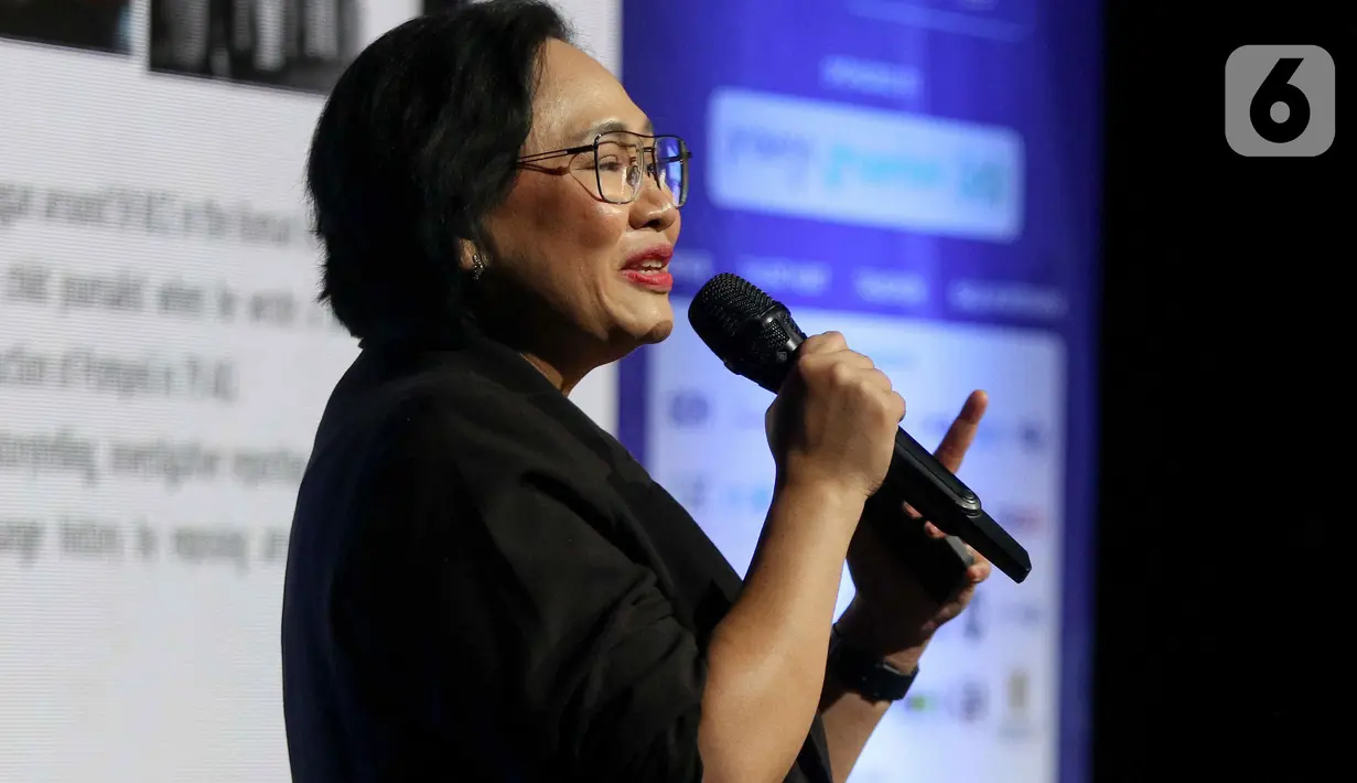 Dalam kesempatan tersebut, Pimred Liputan6.com berbagi pengalaman di dunia Jurnalistik. (Liputan6.com/Herman Zakharia)