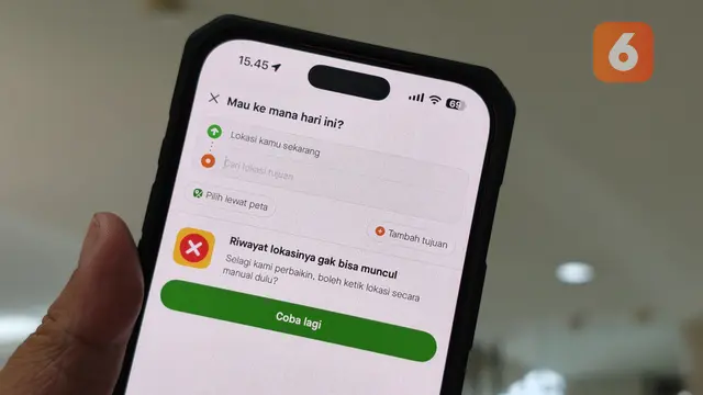 Kesalahan Aplikasi Gojek