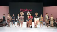 Bertajuk "Senandung Sikka," Pendopo mempersembahkan koleksi teranyar di Indonesia Fashion Week (IFW) 2023, 24 Februari 2023. (dok. Pendopo)