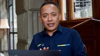 General Manager PTPN V Jatmiko K Santoso yang kini diangkat menjadi Direktur Utama Sub Holding PalmCo. (Liputan6.com/M Syukur)