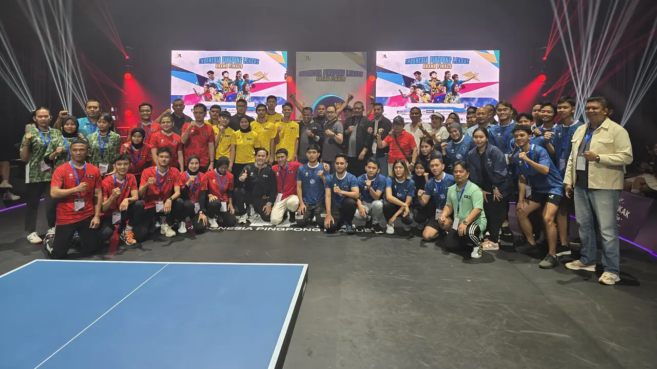 Suasana pembukaan Grand Final Indonesia Pingpong League 2024