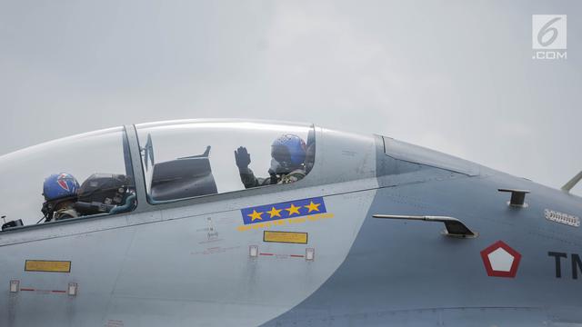 KSAU, KSAD, dan KSAL Joy Flight Naik Sukhoi SU-30