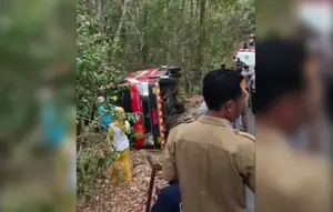 Mobil Damkar Terguling Saat Menuju Lokasi Kebakaran di Selayar, 1 Orang Tewas