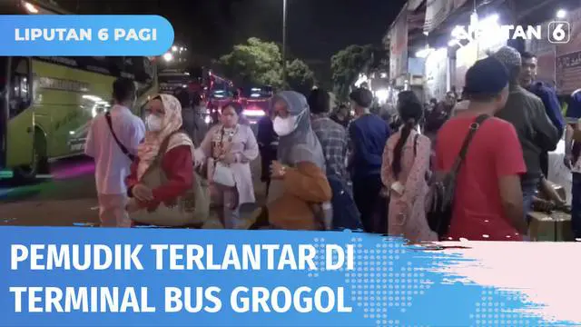 VIDEO: Pemudik Terlantar Selama 10 Jam di Terminal, Bus Terjebak Sistem One Way di Tol Japek