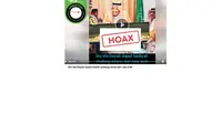 Cek Fakta: Hoaks Raja Arab Saudi Berikan Hadiah Pedang Emas pada Ida Dayak