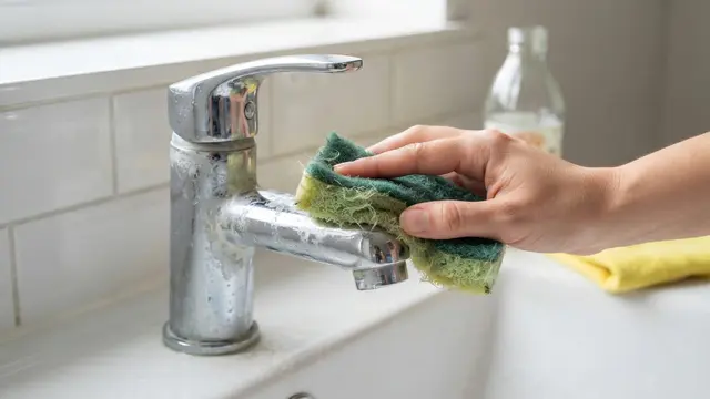 Cara Membersihkan Kerak Putih pada Keran Kamar Mandi Tanpa Merusak