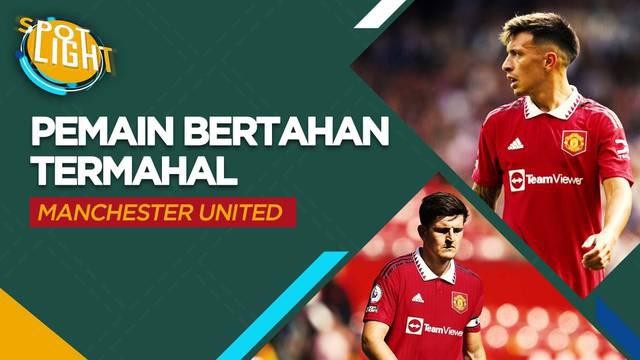 Berita video spotlight kali ini membhas tentang empat pemain bertahan termahal yang pernah dibeli oleh Manchester United, salah satunya ialah Lisandro Martinez