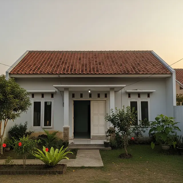 9 Desain Rumah Sederhana 1 Lantai di Lahan Terbatas Budget 100 Juta