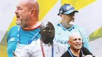 Ilustrasi - Bojan Hodak, Bernardo Tavares, Robert Alberts, Jacksen Tiago (Bola.com/Adreanus Titus)