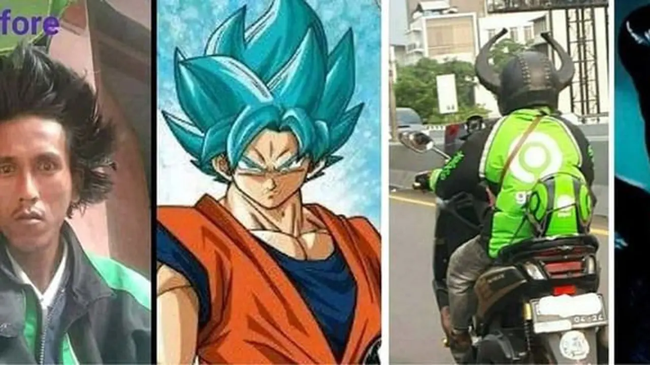 8 Gaya Ojol Tirukan Gaya Pahlawan Super