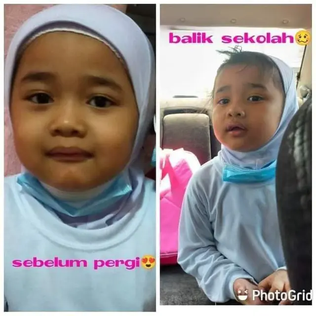 7 Potret Beda Penampilan Bocah Berangkat Vs Pulang Sekolah Ini Kocak