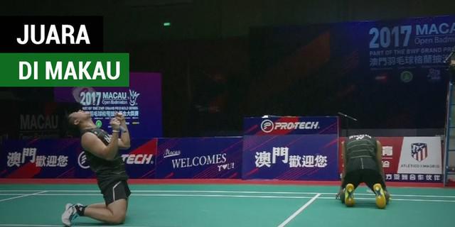 VIDEO: Detik-Detik Ganda Putra Indonesia Raih Gelar Juara di Makau