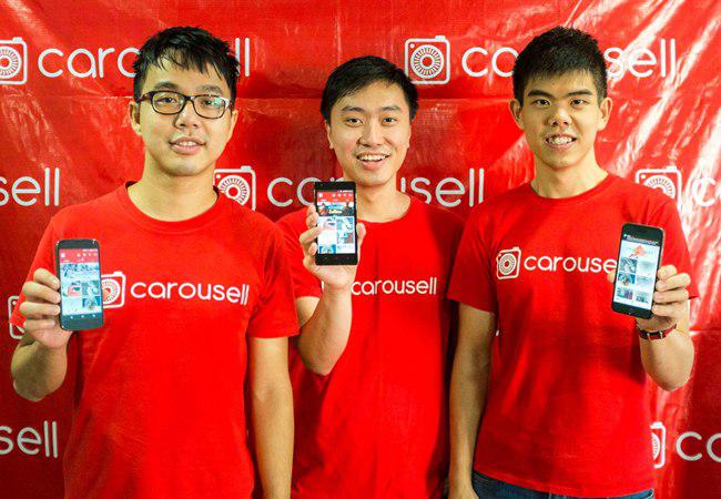3  Pendiri Carousell (kiri-kanan):  Marcus Tan, Lucas Ngoo, dan Quek Siu Rui | foto: copyright Carousell 