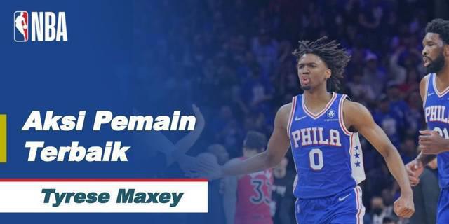 VIDEO: Pemain Muda Philadelphia 76ers, Tyres Maxey Tampil Gemilang pada Hari Pertama NBA Play-off