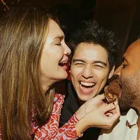 Luna Maya hadir dalam pesta ultah Maxime Bouttier ke-30 (Foto: Instagram bouttier_maxime)