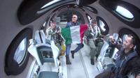 Virgin Galactic sukses melakukan penerbangan komersial pertama mereka pada Kamis (29/6/2023) waktu setempat (Virgin Galactic)