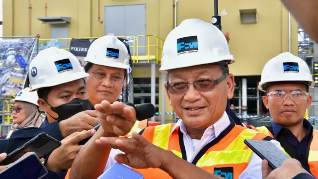 Menteri ESDM Pantau Progres Pembangunan Smelter PT Freeport Indonesia di Gresik