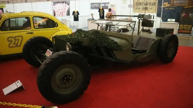 Mobil klasik kustom di Kustomfest 2018.