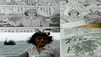 Tokoh Menteri Susi muncul di komik seri Golgo 13 yang sudah mencuri perhatian para Netizen. (Twitter) 