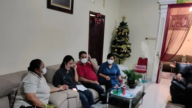Keluarga penumpang Sriwijaya Air di Makassar, Ricko (32). (Foto: Liputan6.com/Fauzan)