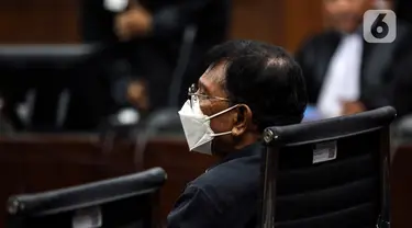 Majelis hakim  menyatakan bahwa Pengadilan Tipikor Jakarta berwenang memeriksa dan mengadili perkara yang menjerat Johnny G Plate. (Liputan6.com/Johan Tallo)