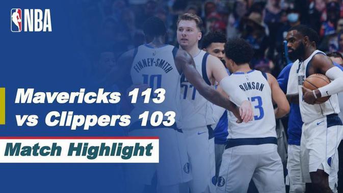 VIDEO: Highlights NBA Playoffs, Triple Double Luka Doncic Bawa Dallas Mavericks Kalahkan LA ...