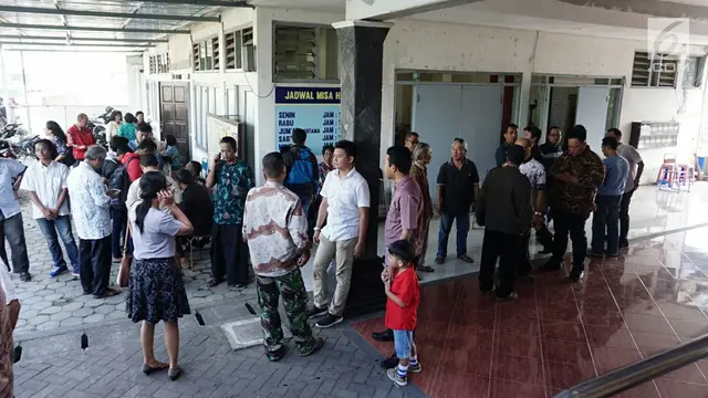 Gereja Santa Lidwina Bedog Yogyakarta Diserang Orang Tak Dikenal