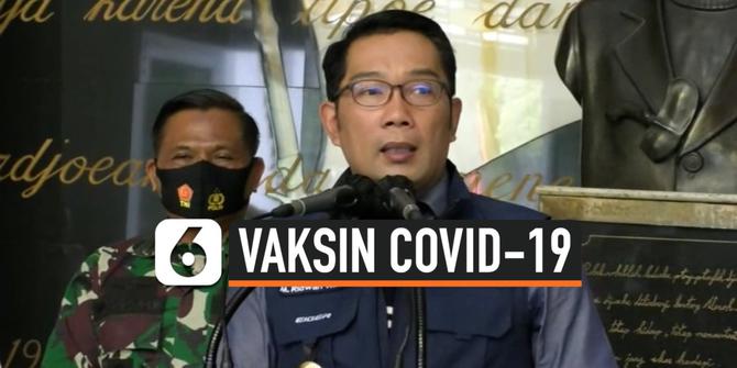 VIDEO: Ridwan Kamil Siap Jadi Relawan Uji Klinis Vaksin Covid-19