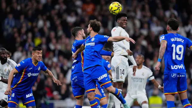 Kalah dari Getafe, Real Madrid Gagal Pepet Barcelona