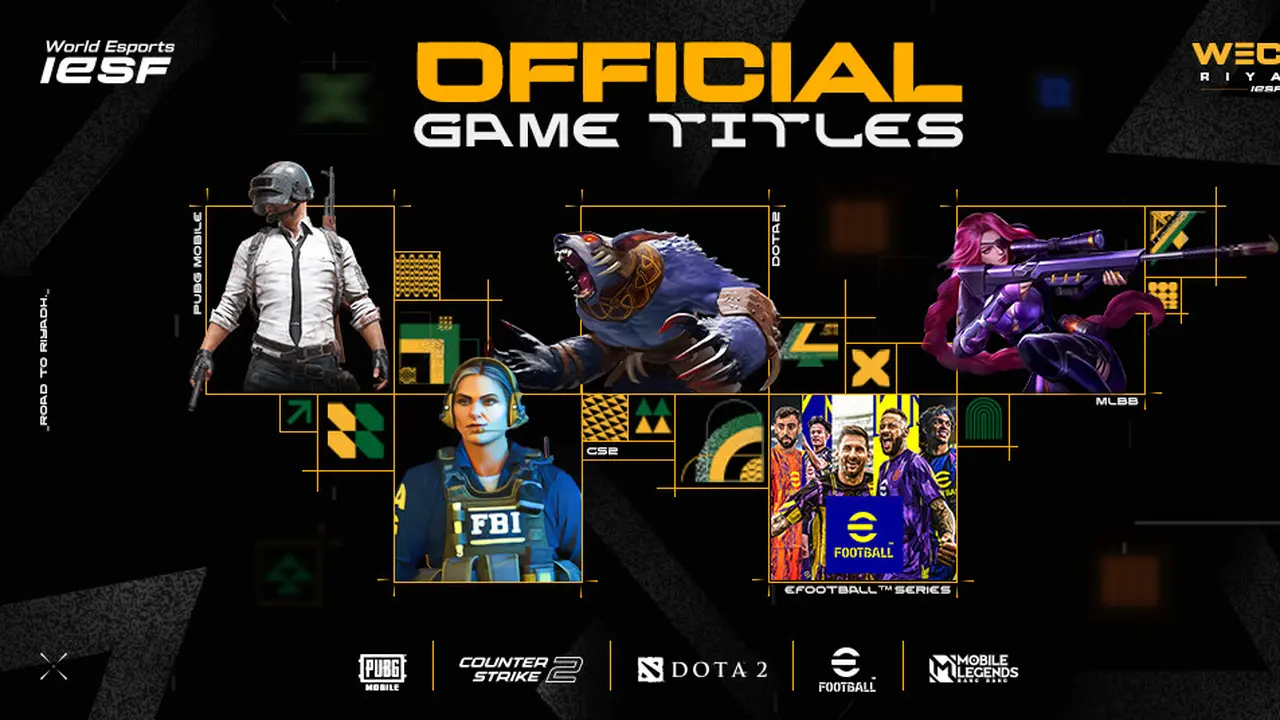 5 Game Esports yang Akan Dipertandingkan di IESF WEC 2024