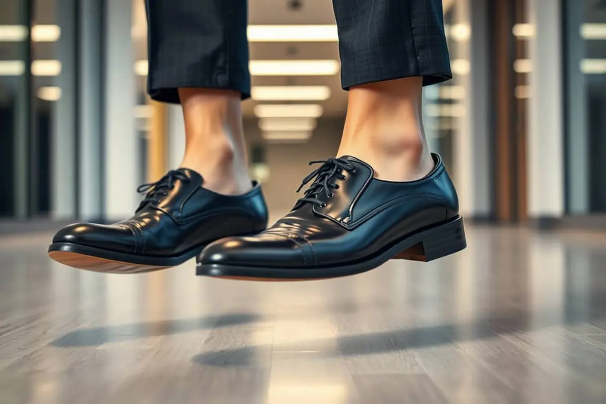trik mengatasi sepatu kebesaran