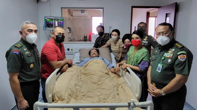 Mantan Kepala BIN Hendropriyono dirawat di RSPAD Gatot Soebroto, Jakarta. (Instagram @diaz.hendropriyono)