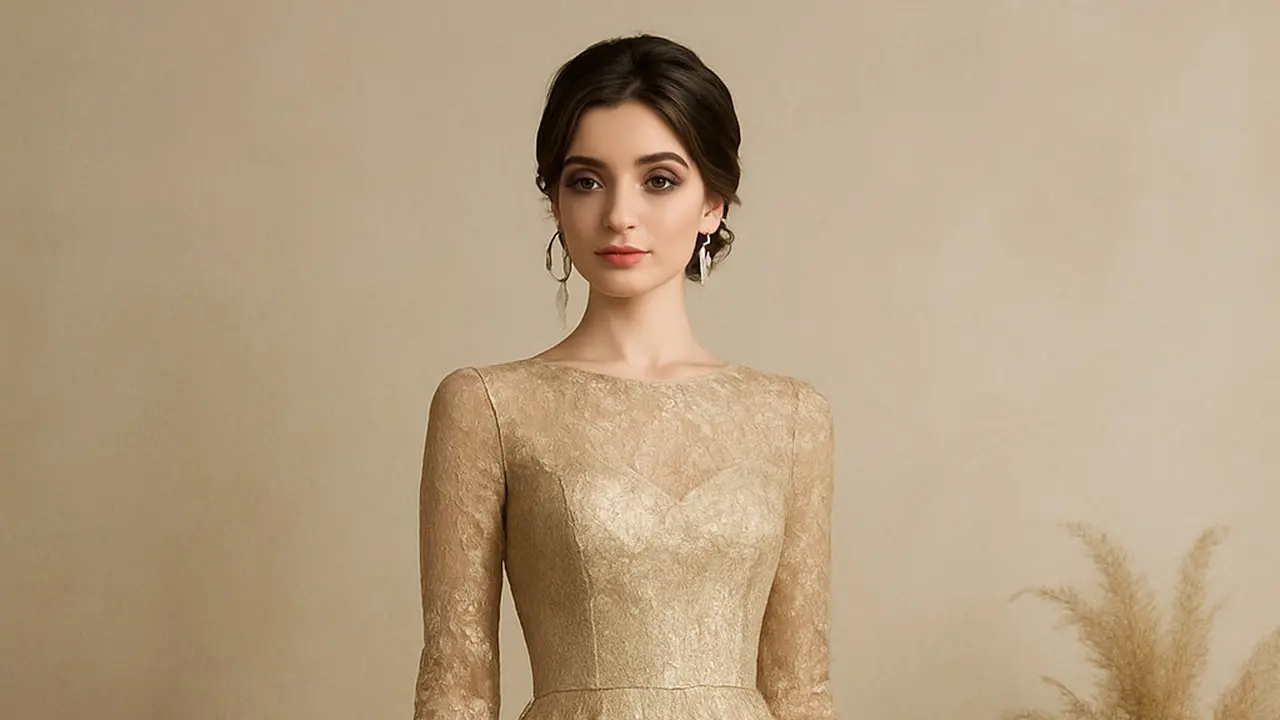 Model Long Dress Brokat Kekinian Bernuansa Glamour dan Anggun