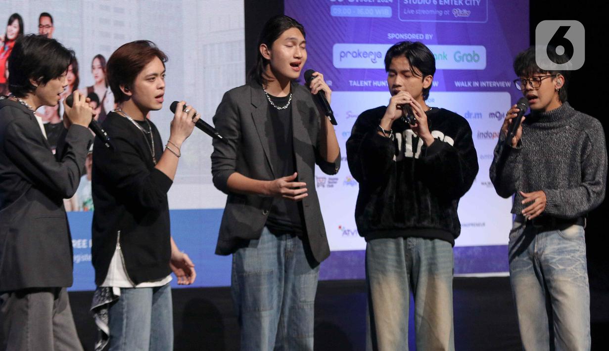 Aksi UN1TY Hibur Para Job Seeker di Emtek Education & Career Festival 2024