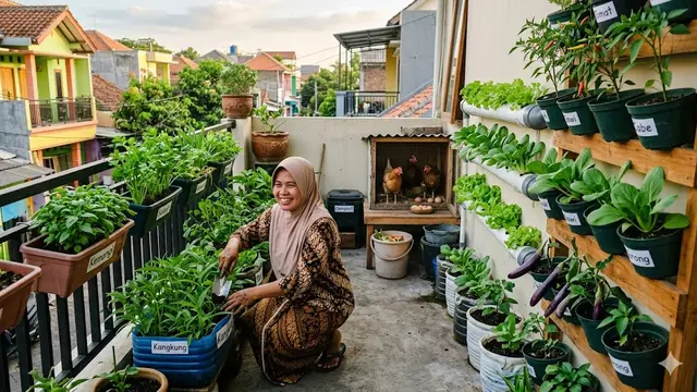 Cara Memulai Sistem Pangan Mandiri untuk Ibu Rumah Tangga di Lahan Terbatas