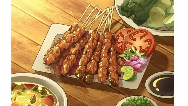 Viral, 9 Ilustrasi Makanan Khas Indonesia Versi Animasi Ini Bikin Ngiler